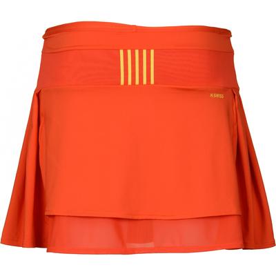 K-Swiss Womens Adcourt Skirt - Fiesta Orange - main image