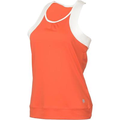 K-Swiss Womens Eternity Tank Top - Fiesta Orange - main image