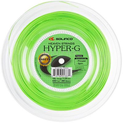 Solinco Hyper G Soft 16L (1.25mm) 200m Tennis String Reel - Green - main image
