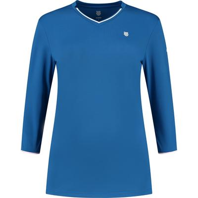 K-Swiss Womens Hypercourt Longsleeve Tee 2 - Classic Blue - main image