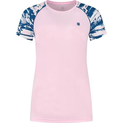 K-Swiss Womens Hypercourt Round Neck Top - Cherry Blossom - main image