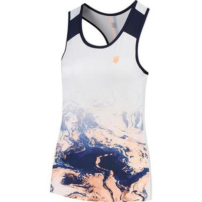 K-Swiss Womens Hypercourt Singlet 3 - White/Navy - main image