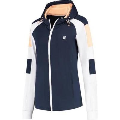 K-Swiss Womens Hypercourt Jacket - White/Navy - main image