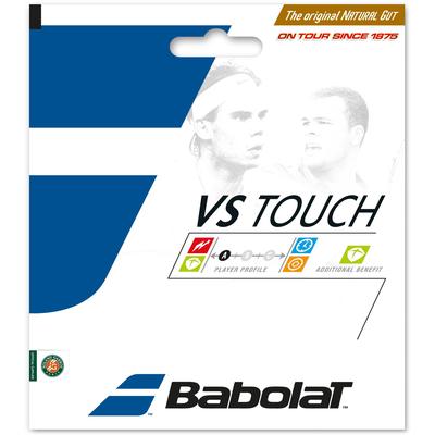Babolat VS Touch BT7 Natural Gut 16 (1.30mm) Tennis String Set - Black