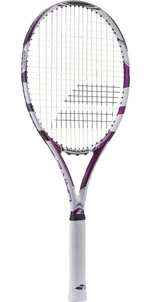 Babolat Drive Lite Tennis Racket - White/Purple - main image