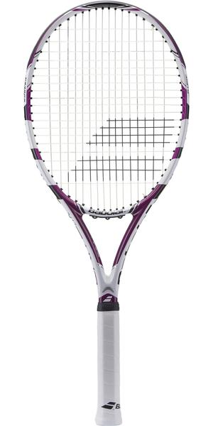 Babolat Drive Lite Tennis Racket - White/Purple - main image