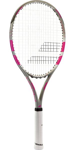 Babolat Flow Lite Tennis Racket - Grey/Pink - main image