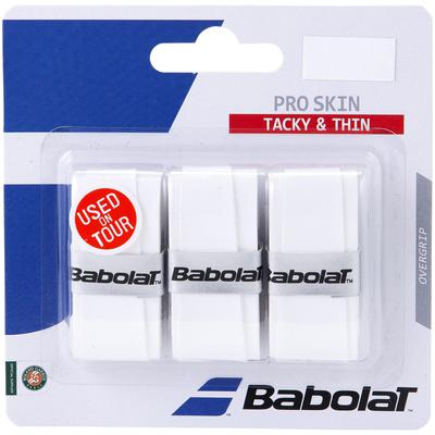 Babolat Pro Skin Overgrips (Pack of 3) - White - main image