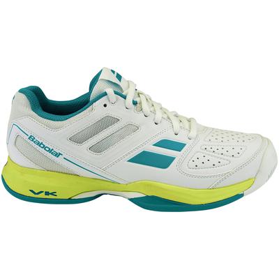 Babolat Womens Pulsion All Court Tennis Shoes - White/Blue - main image
