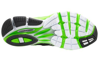 Saucony Mens Triumph 10 Running Shoes - White/Green - main image