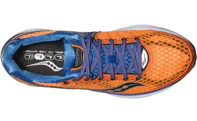 Saucony Mens Triumph 10 Running Shoes - ViziPro Orange - main image