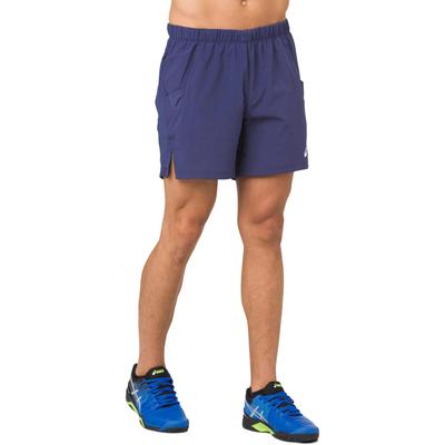 Asics Mens Tennis 7 Inch Shorts - Indigo Blue - main image