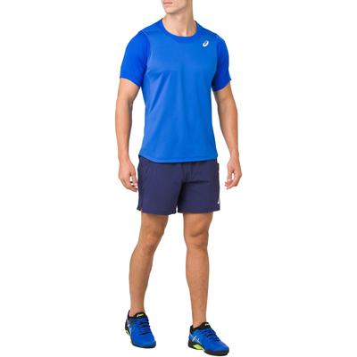 Asics Mens Tennis 7 Inch Shorts - Indigo Blue - main image