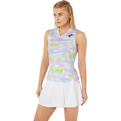 Asics Womens Match Graphic Tank Top - Lilac - main image