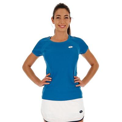 Lotto Womens Tennis Team Tee - Mosaic Blue