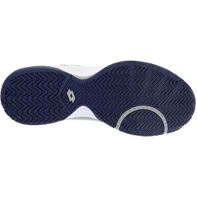 Lotto Mens Space 600 Air Tennis Shoes - White/Navy Blue - main image