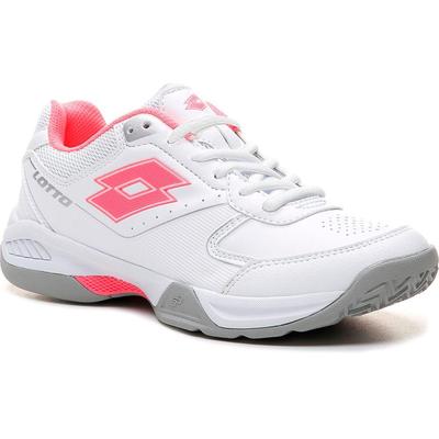 Lotto Womens Space 600 All-Round Tennis Shoes - White/Pink