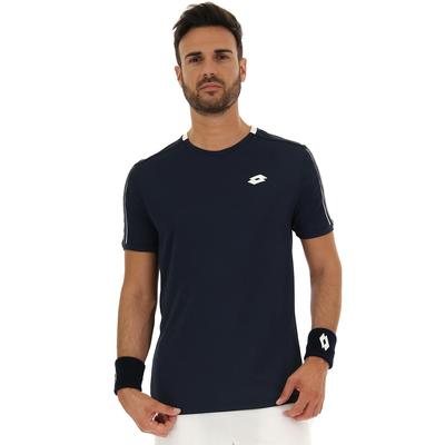 Lotto Mens Squadra Tee - Navy/White - main image