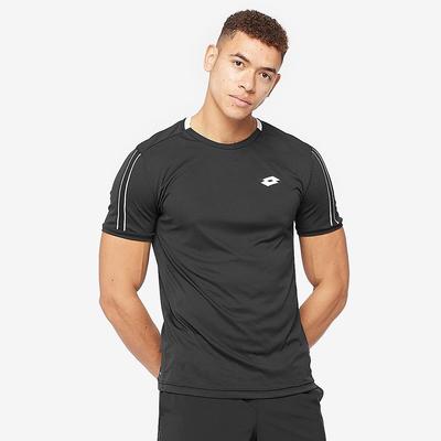 Lotto Mens Squadra Tennis Tee - Black - main image