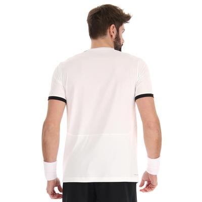 Lotto Mens Top IV Tee 1 - Bright White/Navy