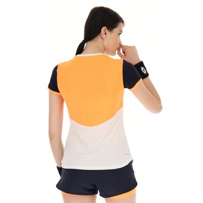 Lotto Womens Top IV 1 Tee - White/Orange Glow - main image