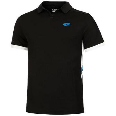 Lotto Mens Squadra III Short Sleeve Polo - Black - main image