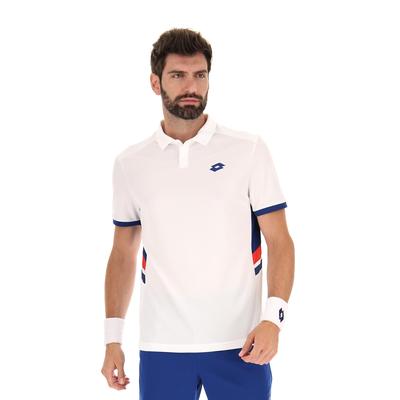 Lotto Mens Squadra III Short Sleeve Polo - White - main image