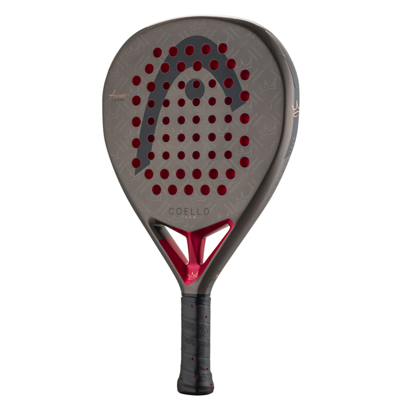 HEAD Coello Team Padel Racket 2026 - Black/Red - main image