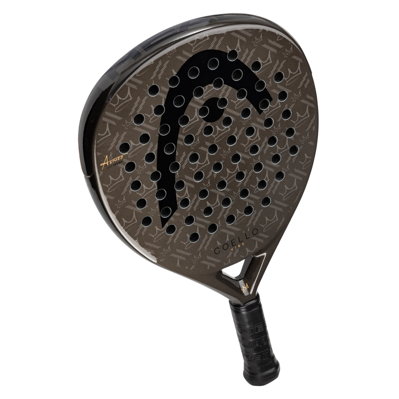HEAD Coello Vibe Padel Racket 2026 - Black/Red - main image