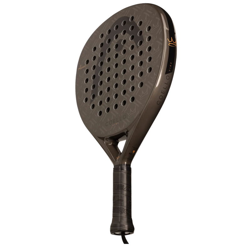 HEAD Coello Vibe Padel Racket 2026 - Black/Red - main image