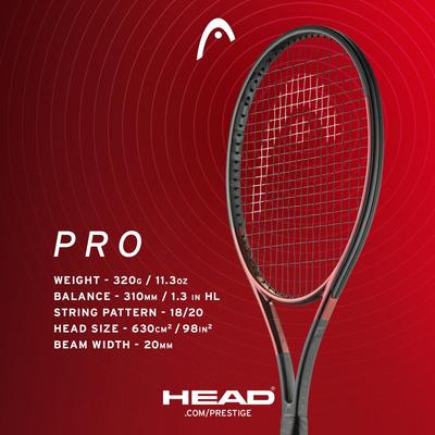 Head Prestige Pro Tennis Racket [Frame Only] (2023) - main image