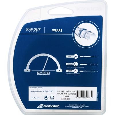 Babolat Syn Gut Force Tennis String Set - White - main image