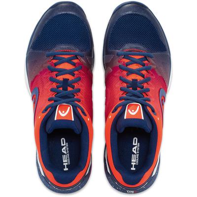 Head Mens Revolt Pro 2.5 Tennis Shoes - Blue/Flame Orange - main image