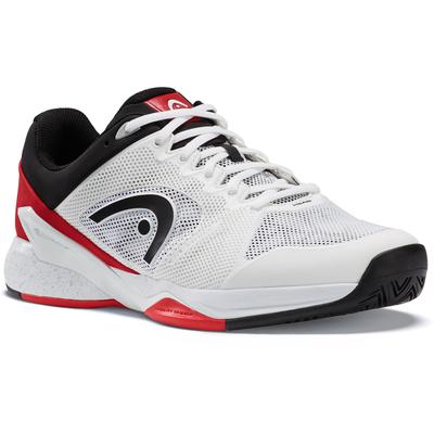 Head Mens Revolt Pro 2.5 Tennis Shoes - White/Red - Tennisnuts.com