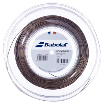 Babolat RPM Power 200m Tennis String Reel - Brown  - main image