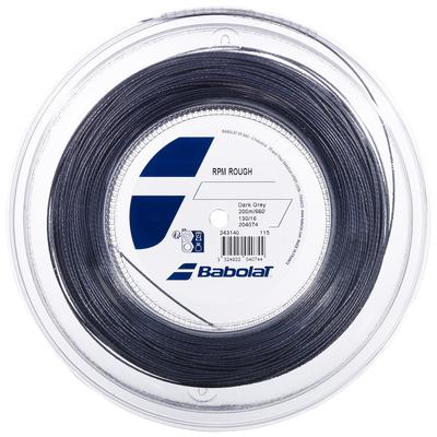 Babolat RPM Rough 200m Tennis String Reel - Black/Grey - main image