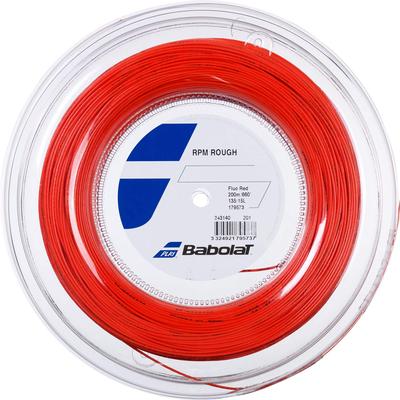 Babolat RPM Rough 200m Tennis String Reel - Fluo Red