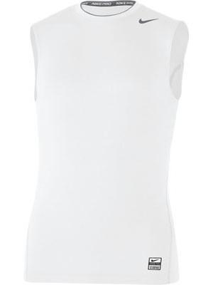 Nike Pro Core Sleeveless Tight Crew - White/Black - main image