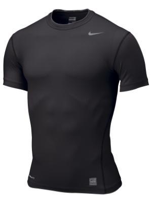 Nike Pro Core Short Sleeve Tight Crew - Black/Grey - main image