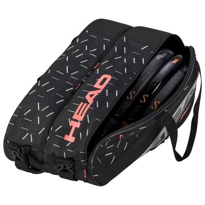 HEAD Team Large 9 Racket Padel Bag - Black/Ceramic - main image