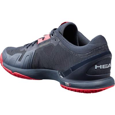 Head Mens Sprint Pro 3.0 Tennis Shoes - Midnight Navy/Neon Red - main image