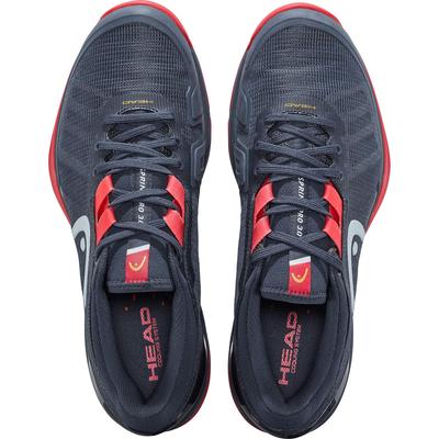 Head Mens Sprint Pro 3.0 Tennis Shoes - Midnight Navy/Neon Red - main image