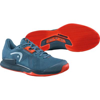 Head Mens Sprint Pro 3.5 Clay Court Tennis Shoes - Blue/Orange
