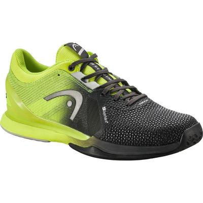 Head Mens Sprint Pro 3.0 Tennis Shoes - Black/Lime