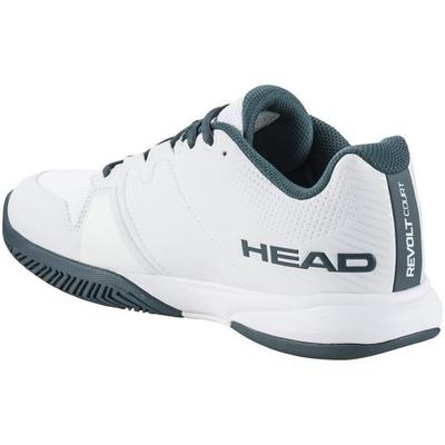 Head Mens Revolt Court Tennis Shoes - White/Dark Grey