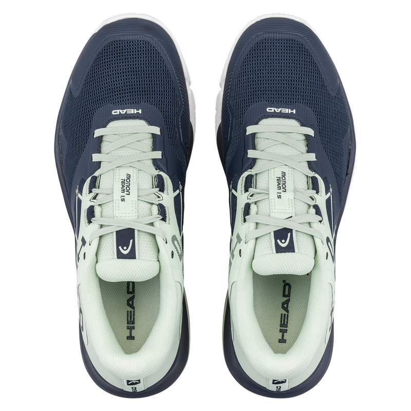 HEAD Mens Motion Team Padel Shoes -Blueberry/ Cantaloup Green - main image
