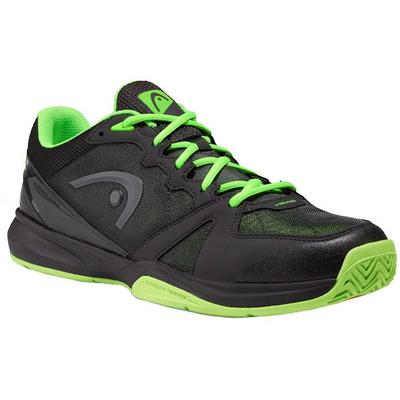 Head Mens Revolt Indoor Court Shoes - Raven/Neon Green - main image