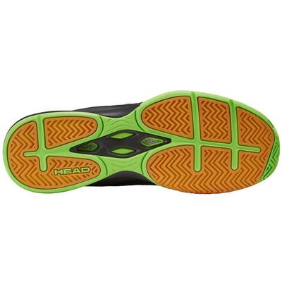 Head Mens Revolt Indoor Court Shoes - Raven/Neon Green - main image
