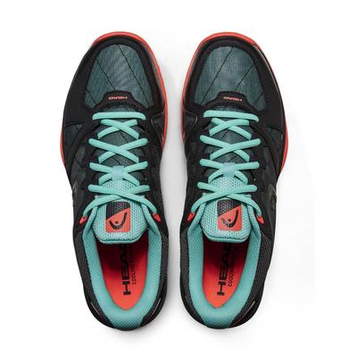 Head Mens Revolt Indoor Court Shoes - Black/Teal - main image
