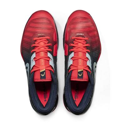 Head Mens Sprint Pro 3.0 Indoor Court Shoes - Neon Red/Midnight Navy